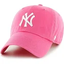 kasketter-buet-rosa-justerbar-rem-fra-new-york-yankees-mlb-af-47-brand
