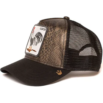 sort-trucker-kasket-med-tropisk-hane-fra-goorin-bros