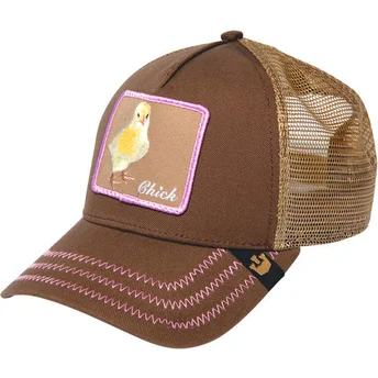 kasketter-buet-brun-snapback-the-farm-af-goorin-bros