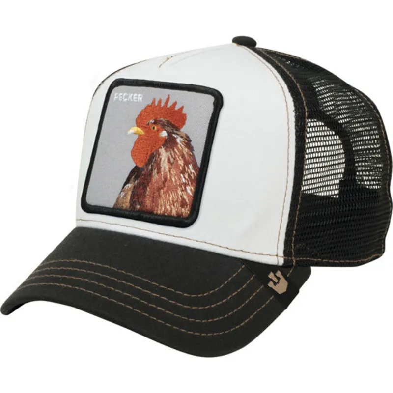 sort-trucker-kasket-med-hane-plucker-fra-goorin-bros