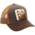 kasketter-buet-brun-snapback-the-farm-af-goorin-bros