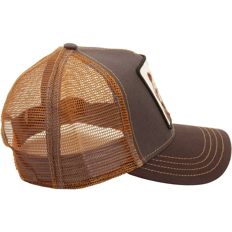 kasketter-buet-brun-snapback-the-farm-af-goorin-bros
