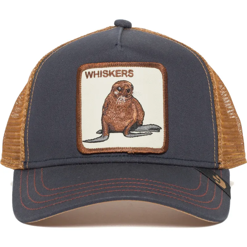 kasketter-buet-marinebla-snapback-the-farm-af-goorin-bros