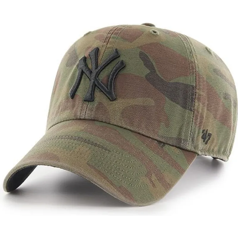 kasketter-buet-camouflage-justerbar-rem-negro-fra-new-york-yankees-mlb-af-47-brand