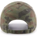 los-angeles-dodgers-mlb-regiment-clean-up-camoufleret-buet-kasket-med-sort-logo-fra-47-brand