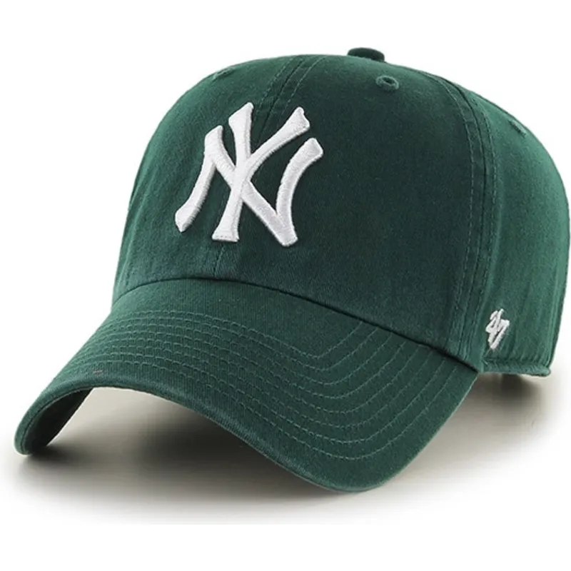 kasketter-buet-gron-justerbar-rem-fra-new-york-yankees-mlb-af-47-brand
