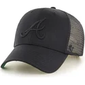 sort-trucker-kasket-med-sort-atlanta-braves-mlb-mvp-branson-logo-fra-47-brand