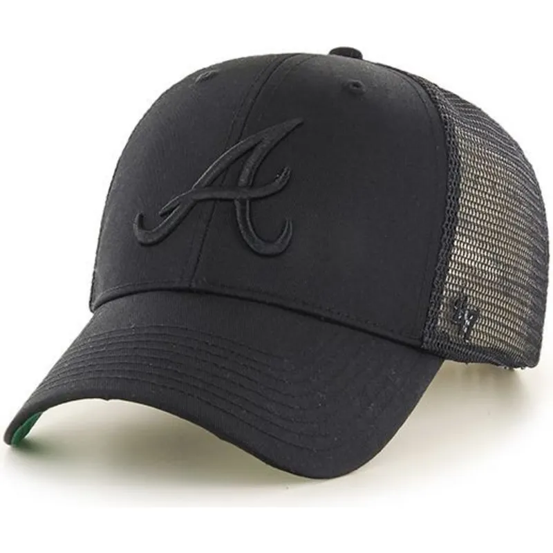 kasketter-buet-sort-snapback-fra-atlanta-braves-mlb-af-47-brand kasketter-buet-sort-snapback-fra-atlanta-braves-mlb-af-47-brand