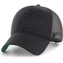 sort-trucker-kasket-med-sort-chicago-white-sox-mlb-mvp-branson-logo-fra-47-brand