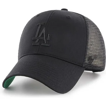 sort-trucker-kasket-med-sort-los-angeles-dodgers-logo-mlb-mvp-branson-fra-47-brand