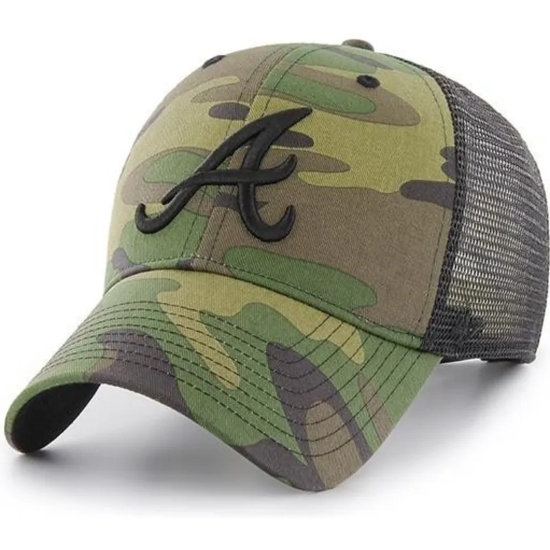 kasketter-buet-camouflage-snapback-negro-fra-atlanta-braves-mlb-af-47-brand