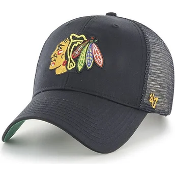 sort-trucker-kasket-fra-chicago-blackhawks-nhl-mvp-branson-fra-47-brand