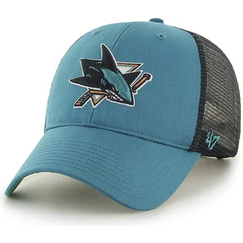 kasketter-buet-gron-snapback-fra-san-jose-sharks-nhl-af-47-brand