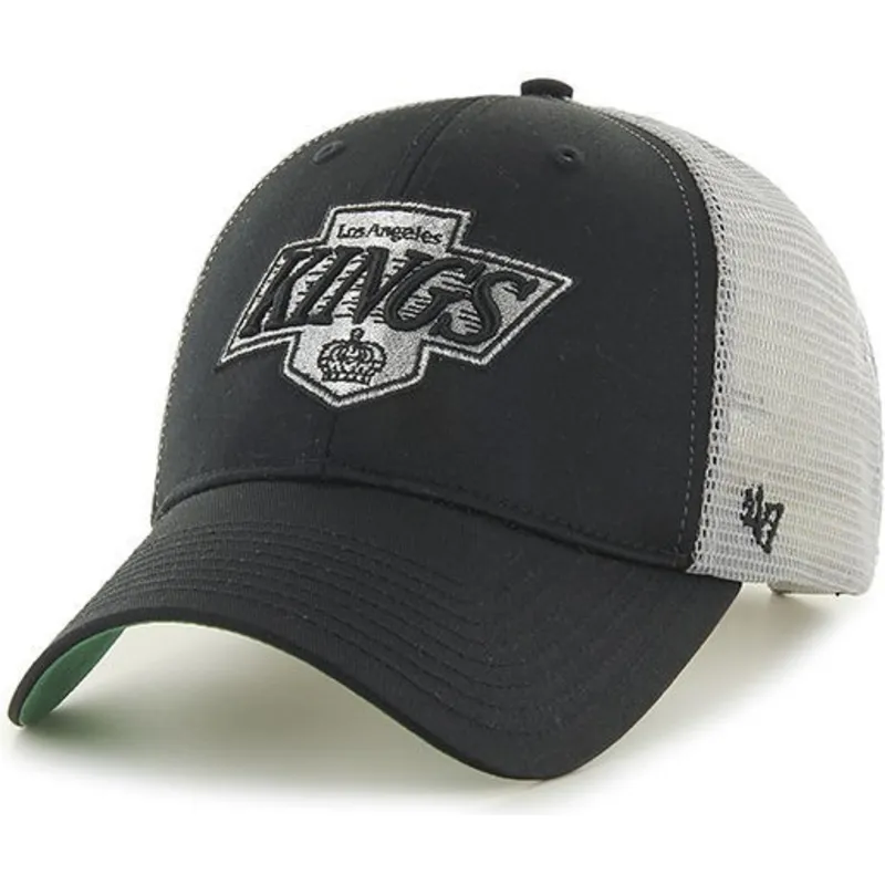 sort-og-hvid-trucker-kasket-fra-los-angeles-kings-nhl-mvp-branson-fra-47-brand