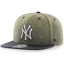 kasketter-flad-marinebla-snapback-fra-new-york-yankees-mlb-af-47-brand