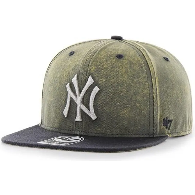 kasketter-flad-marinebla-snapback-fra-new-york-yankees-mlb-af-47-brand kasketter-flad-marinebla-snapback-fra-new-york-yankees-mlb-af-47-brand