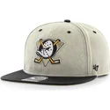 gra-anaheim-ducks-nhl-captain-cement-fladskygget-kasket-fra-47-brand