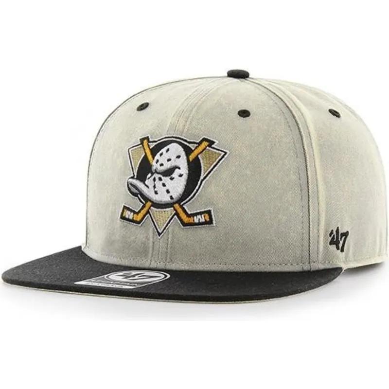 kasketter-flad-gra-snapback-fra-anaheim-ducks-nhl-af-47-brand