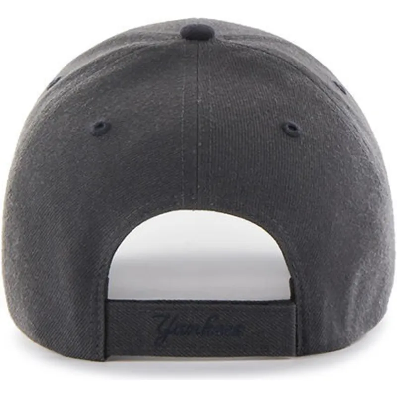kasketter-buet-sort-justerbar-rem-fra-new-york-yankees-mlb-af-47-brand