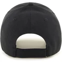 sort-buet-kasket-med-solvlogo-fra-new-york-yankees-mlb-mvp-metallic-fra-47-brand