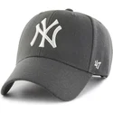 morkegra-curved-snapback-kasket-fra-new-york-yankees-mlb-mvp-af-47-brand