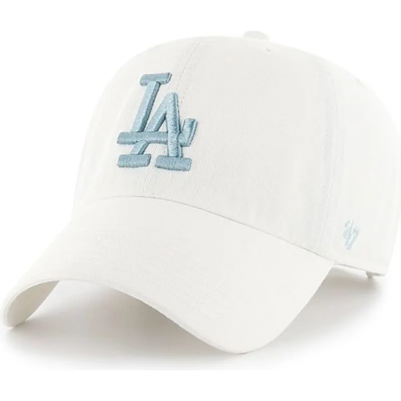 kasketter-buet-hvid-justerbar-rem-fra-los-angeles-dodgers-mlb-af-47-brand