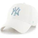 kasketter-buet-hvid-justerbar-rem-fra-new-york-yankees-mlb-af-47-brand
