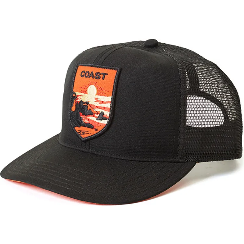 kasketter-buet-sort-snapback-the-farm-af-goorin-bros kasketter-buet-sort-snapback-the-farm-af-goorin-bros