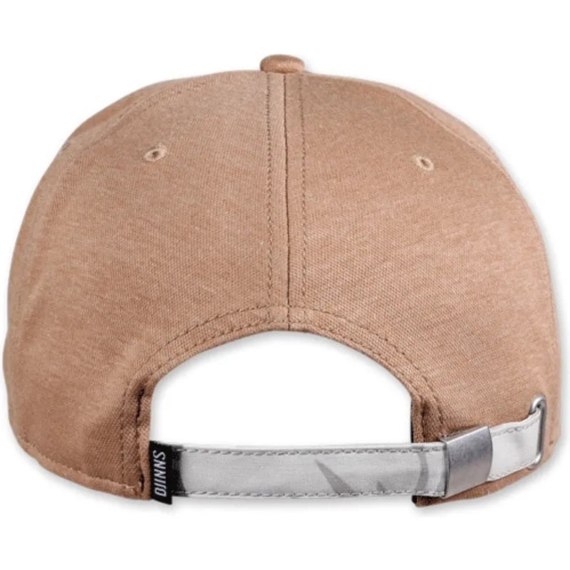 kasketter-6-panel-brun-justerbar-rem-af-djinns