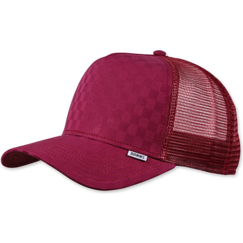 kasketter-buet-rod-snapback-af-djinns