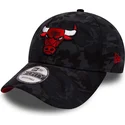 kasketter-buet-camouflage-justerbar-rem-negro-team-9forty-fra-chicago-bulls-nba-af-new-era