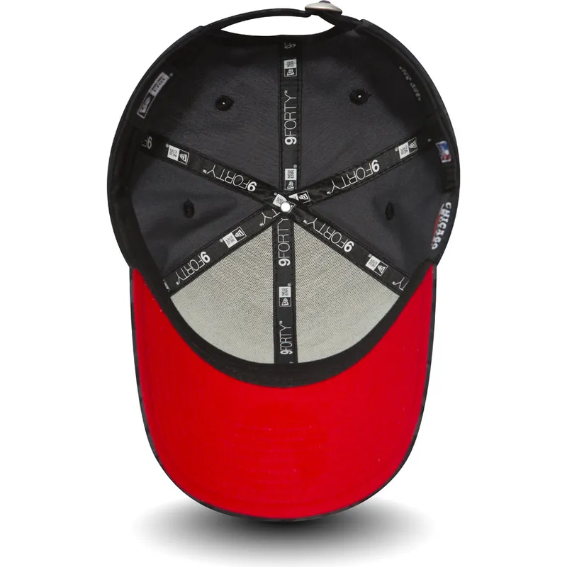 kasketter-buet-camouflage-justerbar-rem-negro-team-9forty-fra-chicago-bulls-nba-af-new-era