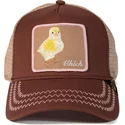 kasketter-buet-brun-snapback-the-farm-af-goorin-bros