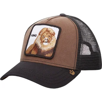 kasketter-buet-brun-snapback-the-farm-af-goorin-bros