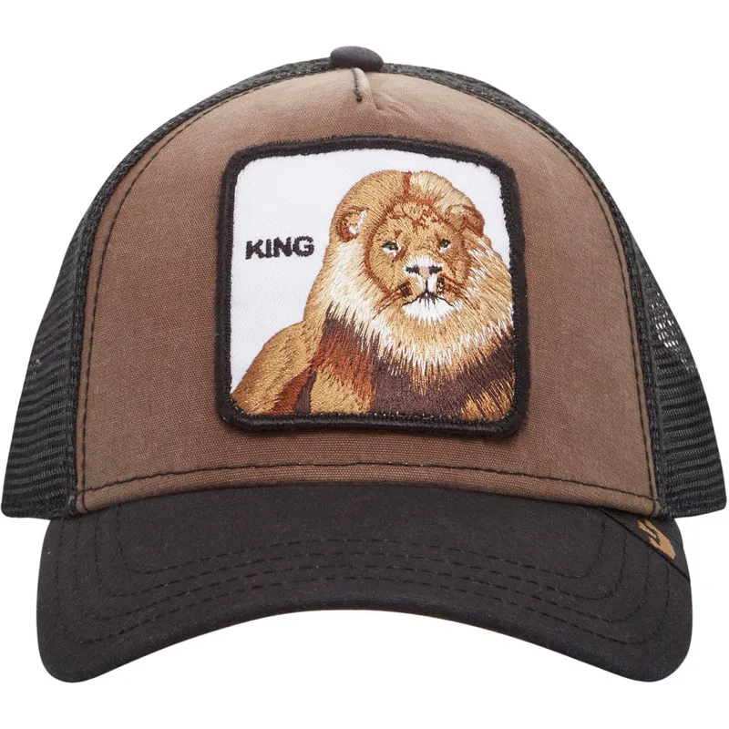 kasketter-buet-brun-snapback-the-farm-af-goorin-bros