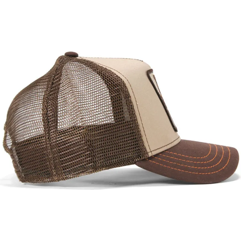kasketter-buet-brun-snapback-the-farm-af-goorin-bros
