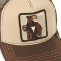 kasketter-buet-brun-snapback-the-farm-af-goorin-bros