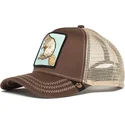 kasketter-buet-brun-snapback-the-farm-af-goorin-bros