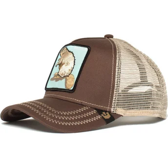 kasketter-buet-brun-snapback-the-farm-af-goorin-bros