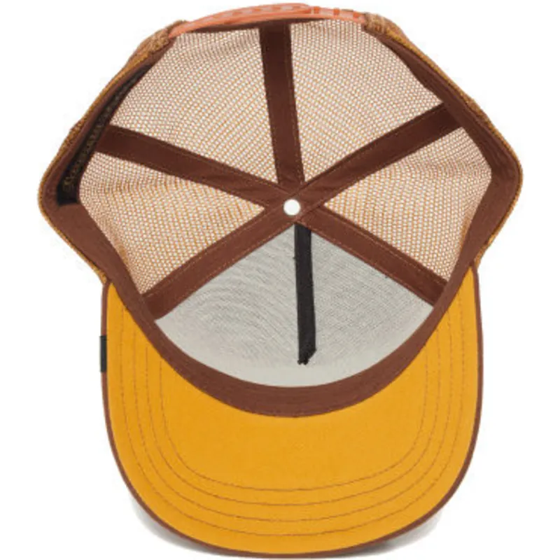 kasketter-buet-brun-snapback-the-farm-af-goorin-bros