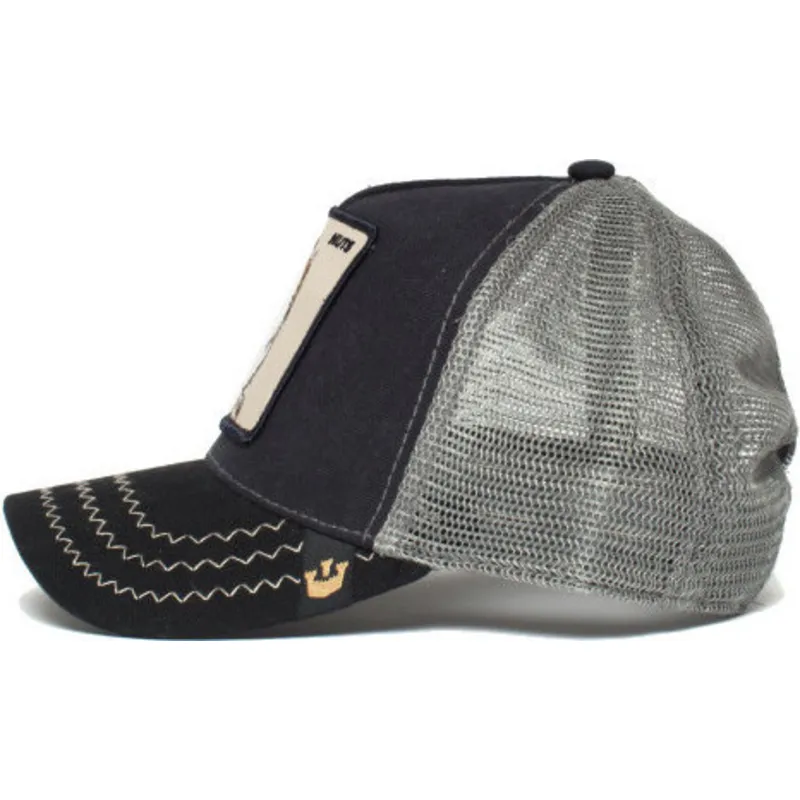 kasketter-buet-marinebla-snapback-the-farm-af-goorin-bros kasketter-buet-marinebla-snapback-the-farm-af-goorin-bros