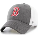 kasketter-buet-gra-justerbar-rem-fra-boston-red-sox-mlb-af-47-brand
