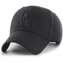 sort-curved-snapback-kasket-med-sort-los-angeles-dodgers-mlb-mvp-logo-fra-47-brand