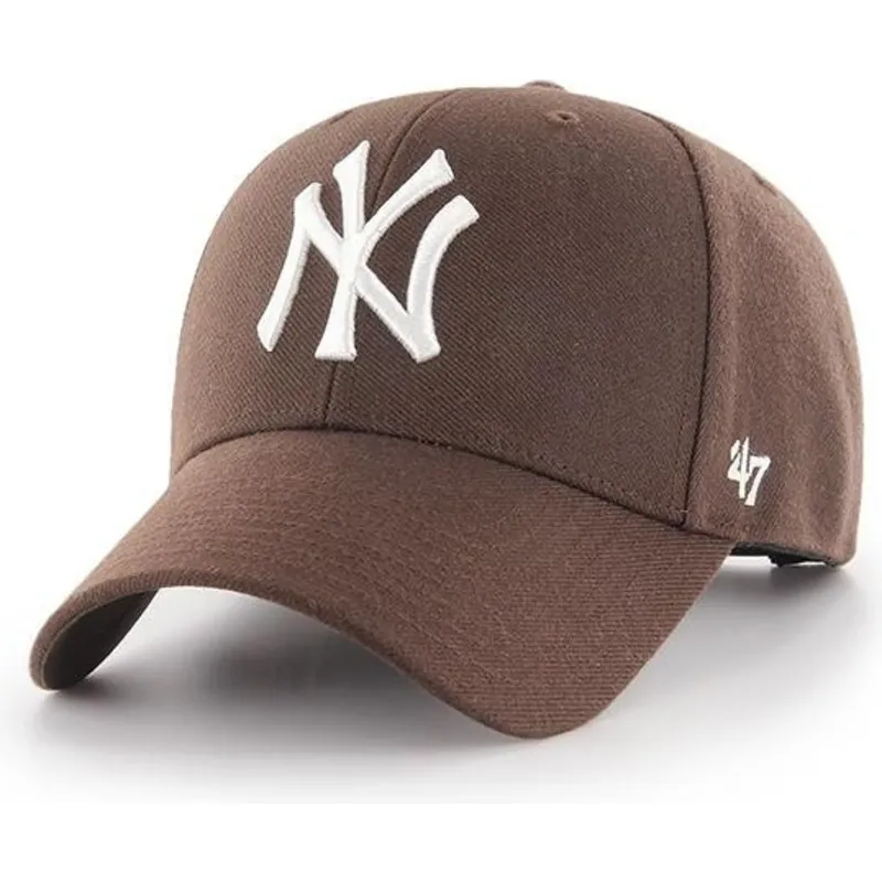 brun-buet-snapback-kasket-fra-new-york-yankees-mlb-mvp-fra-47-brand