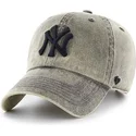 kasketter-buet-gra-justerbar-rem-fra-new-york-yankees-mlb-af-47-brand