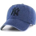 kasketter-buet-marinebla-justerbar-rem-vaquero-fra-new-york-yankees-mlb-af-47-brand