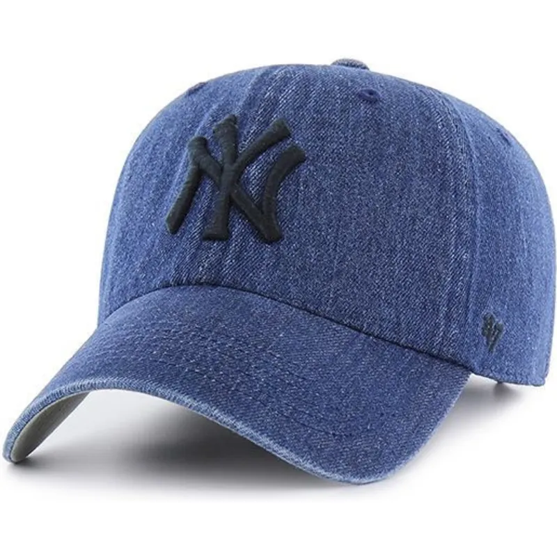 kasketter-buet-marinebla-justerbar-rem-vaquero-fra-new-york-yankees-mlb-af-47-brand kasketter-buet-marinebla-justerbar-rem-vaquero-fra-new-york-yankees-mlb-af-47-brand