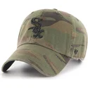 chicago-white-sox-mlb-clean-up-regiment-camouflage-kasket-med-sort-logo-fra-47-brand