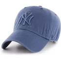 kasketter-buet-bla-justerbar-rem-fra-new-york-yankees-mlb-af-47-brand