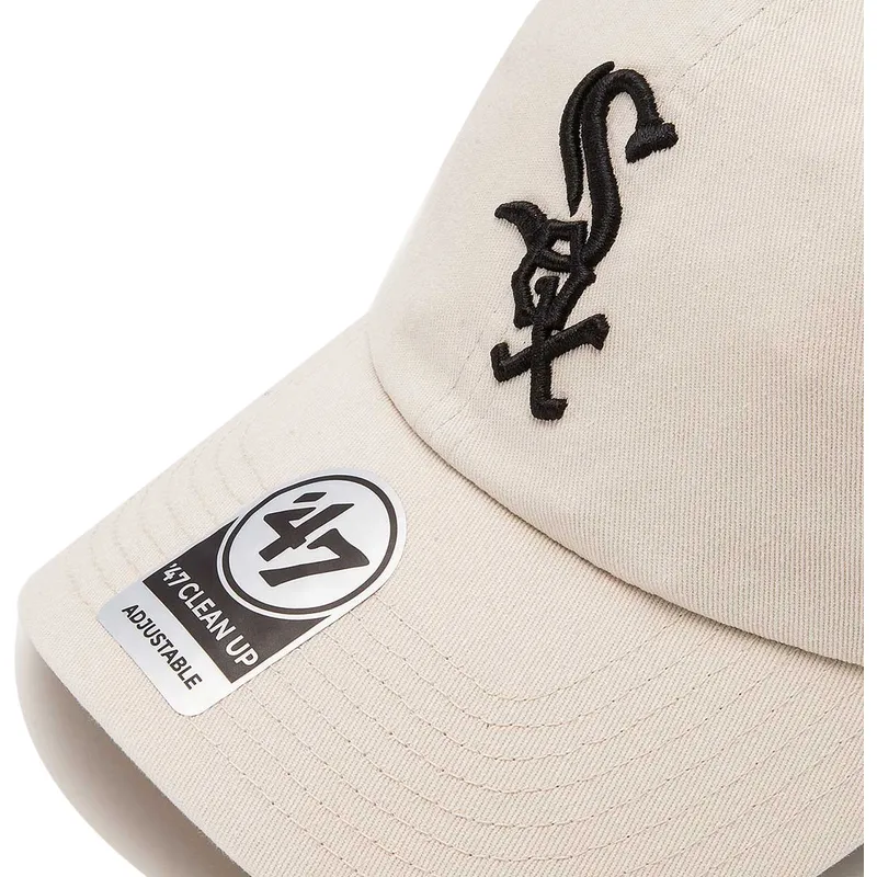 kasketter-buet-creme-justerbar-rem-fra-chicago-white-sox-mlb-af-47-brand